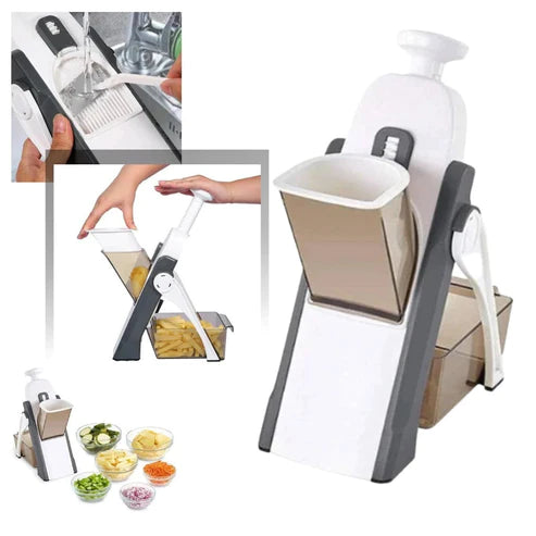 4 In 1 Mandoline Vegetable Cutter | Chopper | Adjustable Multi-function Cutter Vertical Vegetable Cutter Kitchen Shredder Grater (random Color)