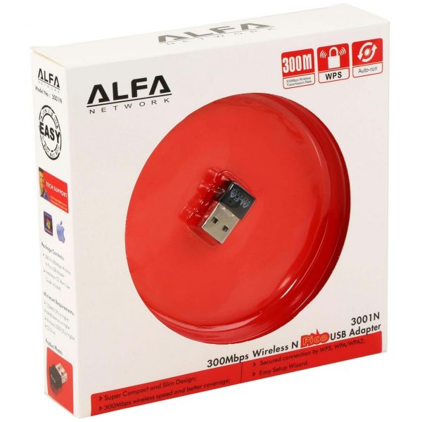 Alfa Wifi Usb Adapter Mini 300 Mbps