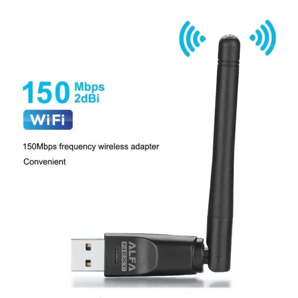 Alfa Wifi Usb W114 3dbi Rtl 8188 Antenna Adopter