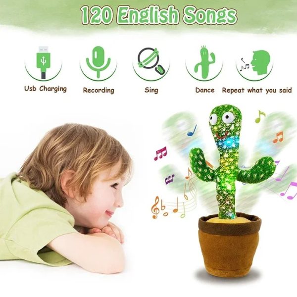 Dancing Cactus Toys For Kids Rechargeable